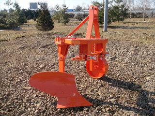 Plow with 1 head, for 10-16HP Japanese compact tractors, Komondor SE-1 (1)